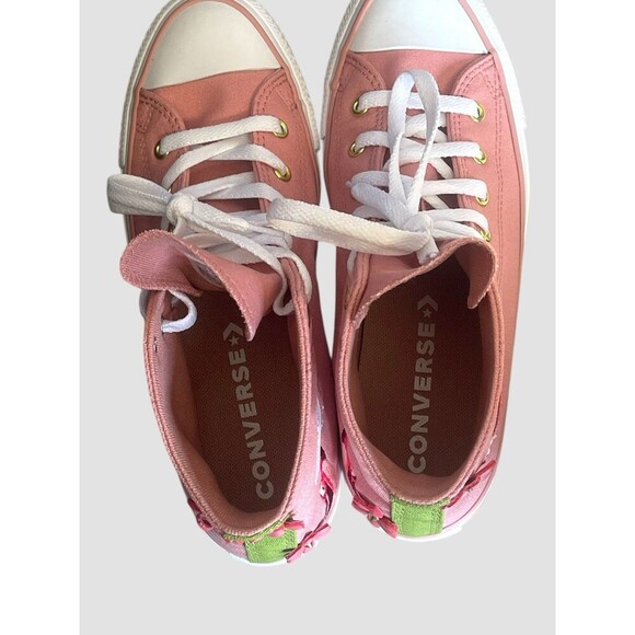 Converse Chuck Taylor All Star 3D Blooms Hummingbirds High Top Sneakers Kids 5.5 - Picture 6 of 8